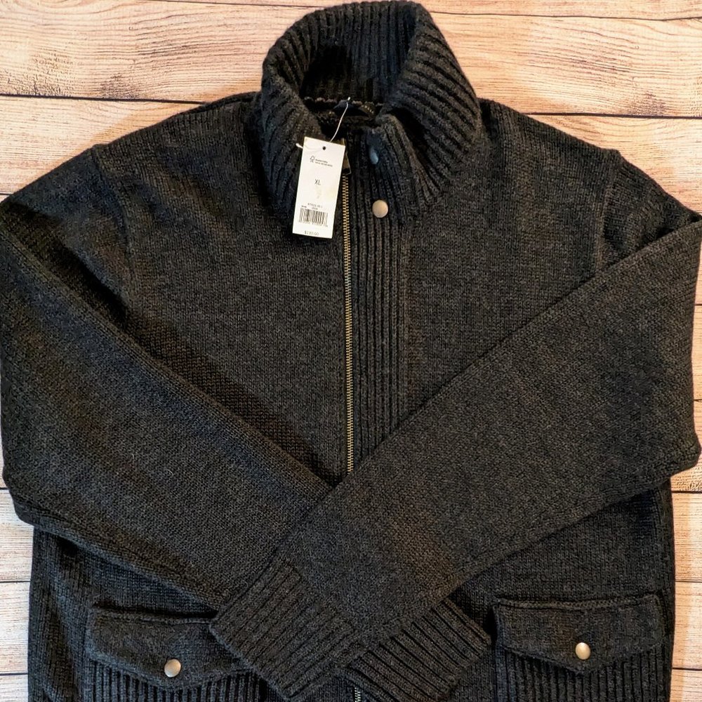 Banana Republic Men's XL Sweater Jacket with Pockets